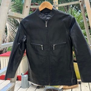 Vintage Leonardo Italian leather jacket